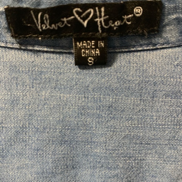 NWOT Denim Jean Tunic Dress With Belt - Picture 5 of 7